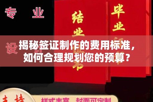 仁布揭秘签证制作的费用标准，如何合理规划您的预算？