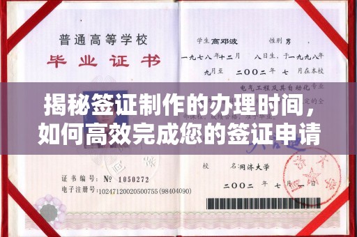 仁布揭秘签证制作的办理时间，如何高效完成您的签证申请