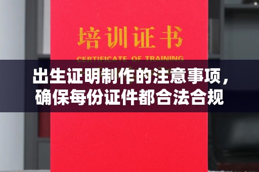 仁布出生证明制作的注意事项，确保每份证件都合法合规